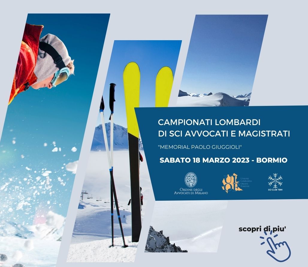 CAMPIONATI LOMBARDI DI SCI AVVOCATI E MAGISTRATI
